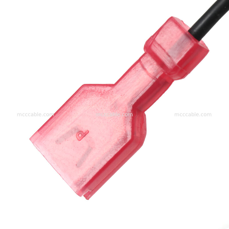 4Pin Nano-Fit থেকে 6.3mm ফিমেল ব্লেড টার্মিনাল পাওয়ার ওয়্যারিং হারনেস ফেরাইট কোর সহ