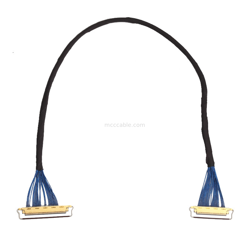 44AWG এসজিসি এলভিডিএস ইডিপি কেবল আইপেক্স 0.5 মিমি পিচ 20453-330t-13 থেকে 20453-340t-13