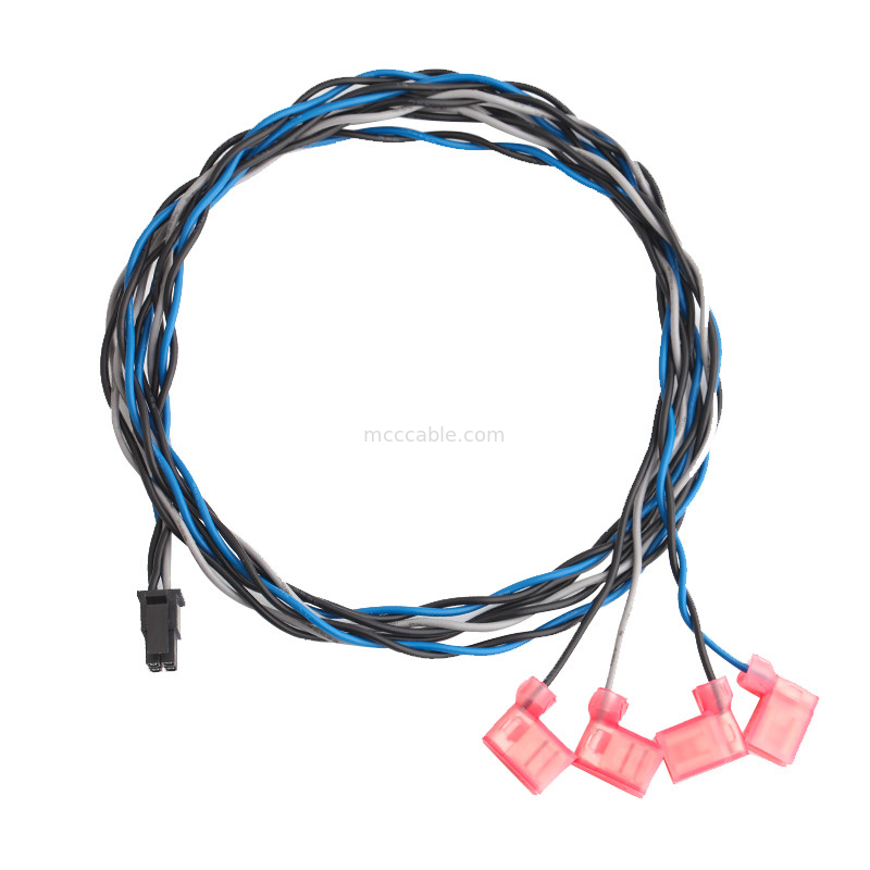 MOLEX 430250408 TO TE 2-520129-2 পাওয়ার কেবল সমাবেশ 3.0 4 পিন 100 মিমি দৈর্ঘ্য