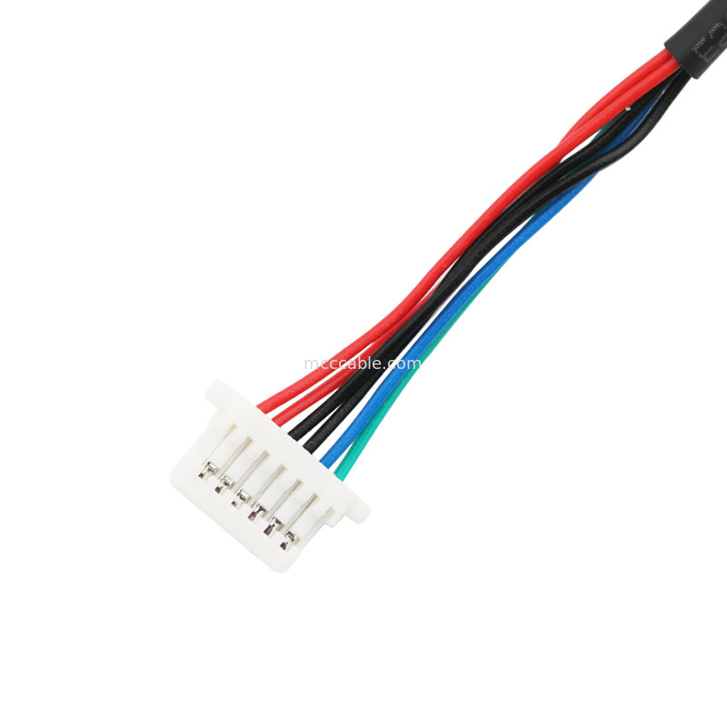 JST SHLP-06V-SB SHR-6P সংকেত / বৈদ্যুতিক শক্তি প্রেরণের জন্য হারনেস কেবল সমাবেশ