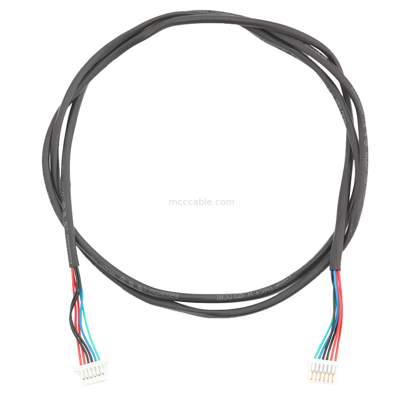 JST SHLP-06V-SB SHR-6P সংকেত / বৈদ্যুতিক শক্তি প্রেরণের জন্য হারনেস কেবল সমাবেশ